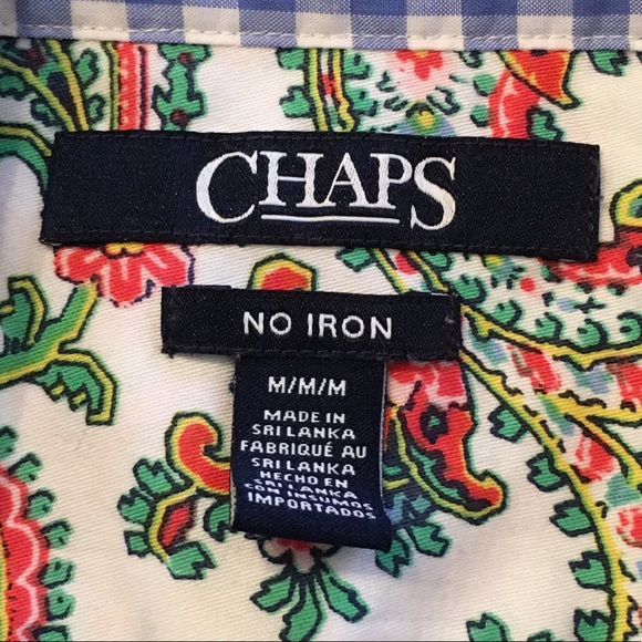 Chaps Patterned Button Down - Picture 5 of 11